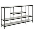 thumbnail image 2 of SAFAVIEH Petra 3 Tier Modern Console Table, Beige/Black, 2 of 8