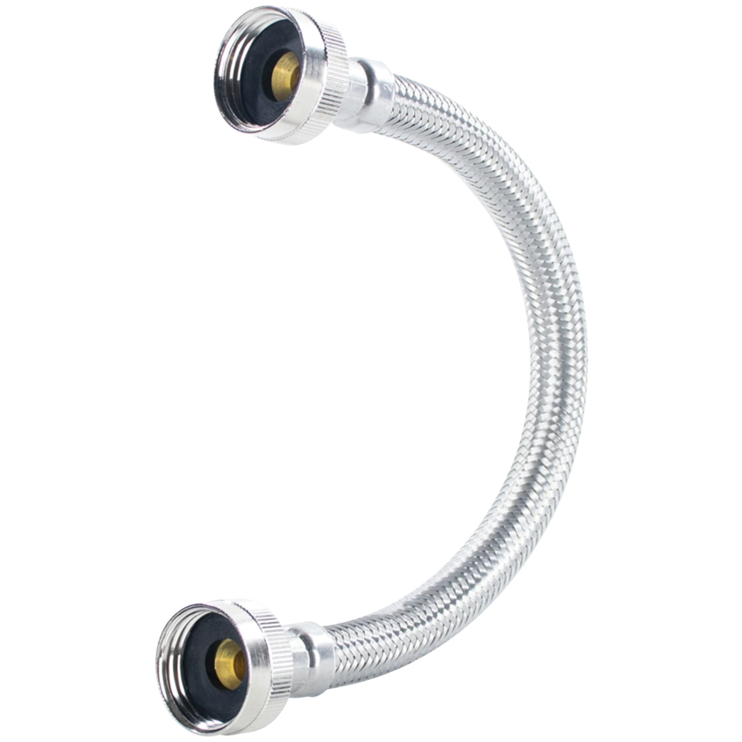 Certified Appliance Accessories Wi12ssff Braided Stainless Steel Water Inlet Hose 1ft Walmart Com Walmart Com