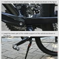 thumbnail image 2 of maskred Support Latéral pour Vélos de Montagne Support en Alliage d'Aluminium Réglable Pièce de Rechange Support Noir, 2 of 6