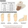 thumbnail image 2 of Evlmd Fuzzy House Slippers for Women, Memory Foam Fluffy Soft Warm Slip On House Slippers, Anti-Skid Cozy Plush for Indoor Outdoor, 2 of 7