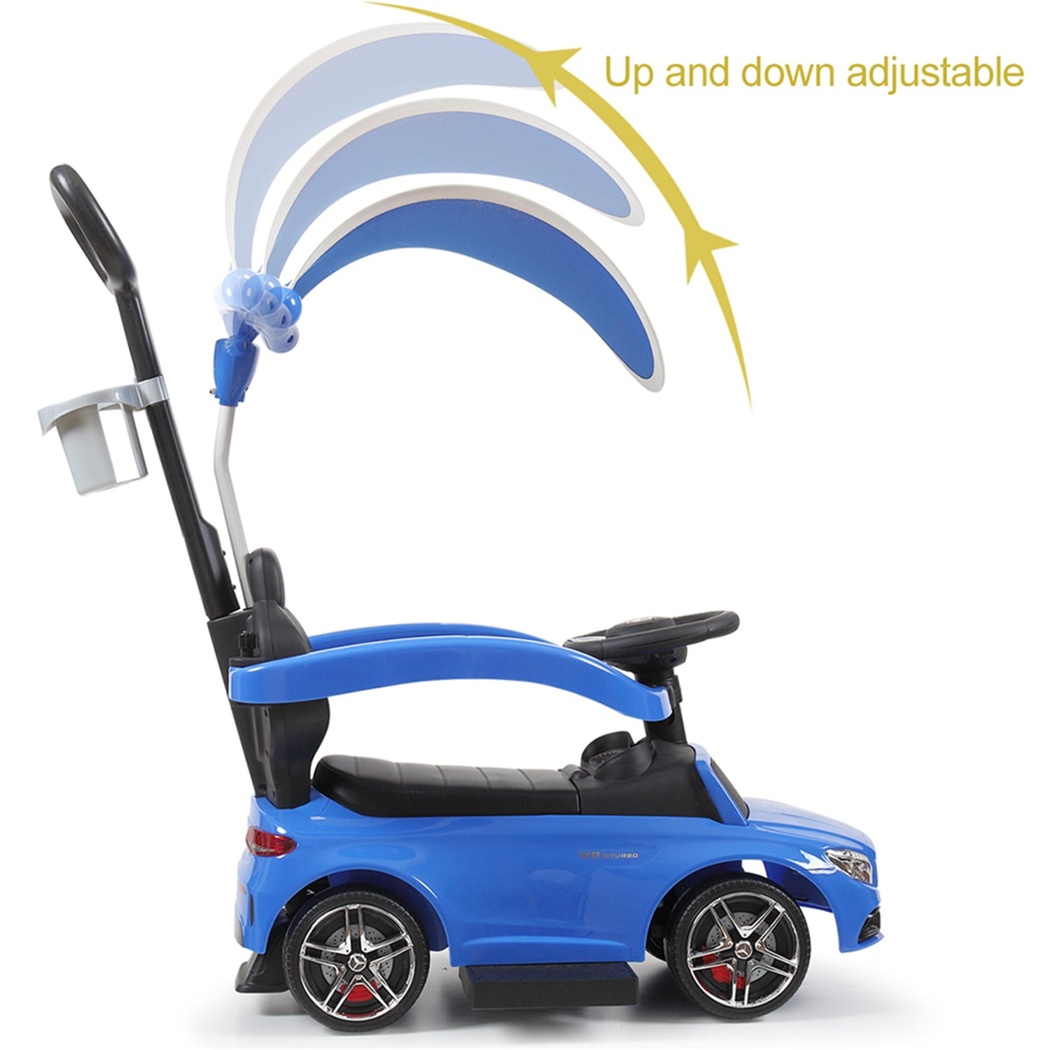 CIPACHO 3-in-1 Kids Ride On Push Car, Toddler 4 Wheels Push Car, w/ Horn, Music, Under Seat Storage, Parental Handle, Armrest Guardrails for Children Boys & Girls, CIPACHO 3-in-1 Kids Ride On Push Car, Toddler 4 Wheels Push Car, w/ Horn, Music, Under Seat Storage, Parental Handle, Armrest Guardrails for Children Boys & Girls,