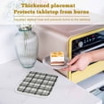 thumbnail image 6 of Sage Green Black Plaid Pot Holders for Kitchen Heatproof Potholder, 3 Pack Farmhouse Green Black Checkered Hot Pads Multipurpose Oven Pads Cloth Potholders Trivet for Cooking Baking, 6 of 8