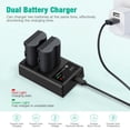 thumbnail image 4 of Batería y cargador FirstPower BP-511 BP-511a 2200 mAh x2 7,4 V, 4 of 7