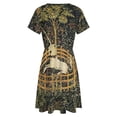 thumbnail image 5 of The Unicorn Is in Captivity And No Longer Dead Short Sleeve Dress Women Summer Evening Dresses Ladies Sundress, 5 of 7