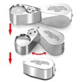 thumbnail image 3 of 40x Magnifying Glasses, Led/uv Illuminated Jewelry Loop Pocket Folding Magnifying Glass For Close Work, 3 of 5