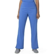 Landau Proflex Tailored Fit 4-Pkt Compression Waist Scrub Pants for Women 2045 (Royal, Petite X-Small)
