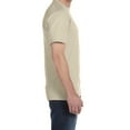 thumbnail image 3 of Hanes Essential-T Men T-Shirt, Short Sleeve Crew Neck, Classic Fit Cotton Tee, Sand, 3XL, 3 of 5