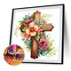 thumbnail image 2 of Pintura de diamante 5D DIY Kit de cruz de flor de taladro redondo completo Decoración para el hogar (sz3675) Hugtrwg Para estrenar, 2 of 9