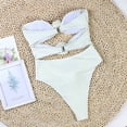 thumbnail image 6 of UTSJKR 3D Flower One Piece Swimsuit for Women Fashion Lightweight Tummy Control 3D Floral Bathing Suit Swimwear White XL, 6 of 6