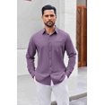 thumbnail image 3 of COOFANDY Men's Casual Shirt Long Sleeve Dress Shirts Button Up Shirt for Men, 3 of 6