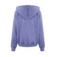 thumbnail image 6 of BDPORKAS Oversized Hoodies for Women Half Zip Fleece Sweatshirt Pullover Jacket with Thumb Holes, 6 of 7