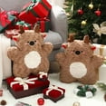 thumbnail image 3 of 2 Set Christmas Pillows Decorations 17.72 Inch Soft Plush Elk Shaped Xmas Throw Christmas Deer Pillows for Sofa Bedroom Living Home Holiday Party Decor Gifts, 3 of 6