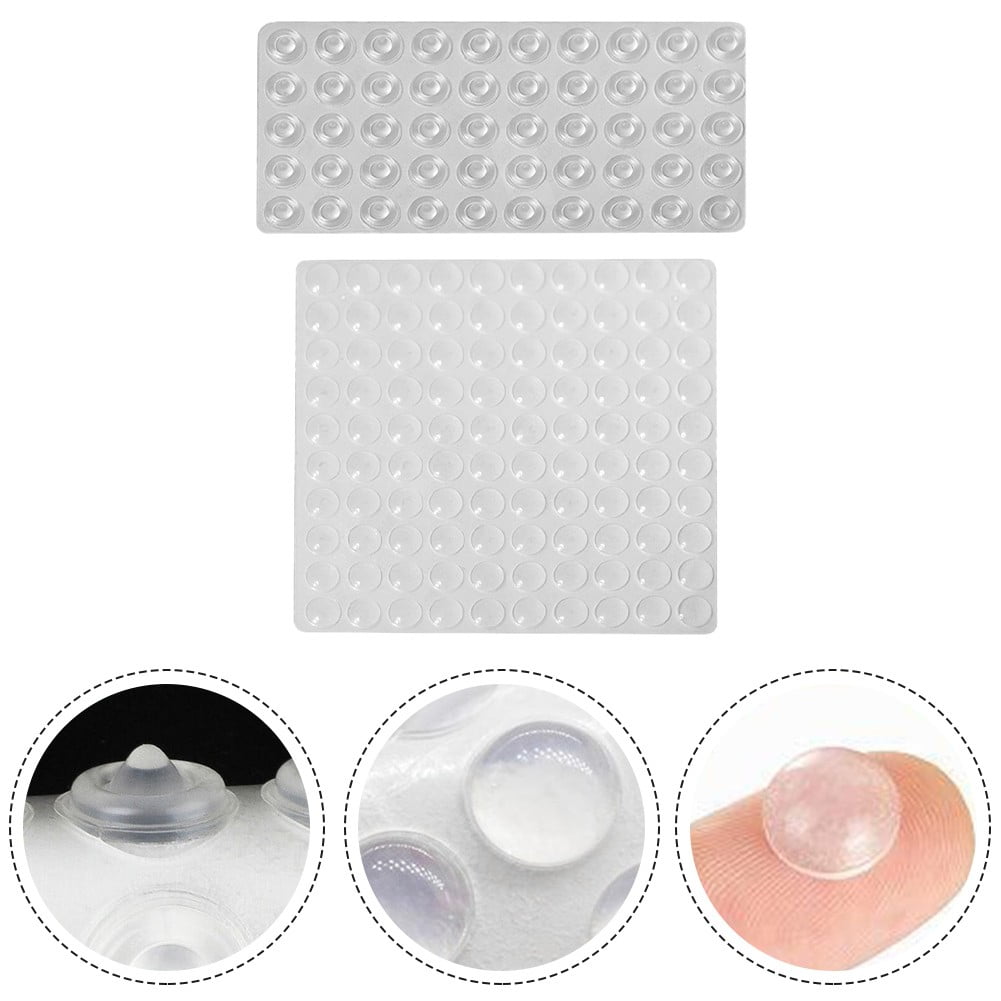 100 Pcs Transparent Rubber Pad Self Adhesive Rubber Feet, Bumper Pads  Adhesiv 