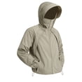 thumbnail image 2 of BVOFAR Sun Shirts for Men with Hood and Mask UV Protection UPF 50 Lightweight Hoodies Hooded Long Sleeve Shirt Breathable Cycling Bike Jacket Khaki S, 2 of 9
