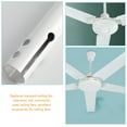 JMXIANG 2pcs Ceiling Fan Extension Rods Long Extension Downrod