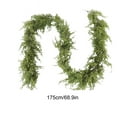 thumbnail image 3 of 69in Real Touch Christmas Garland,Thick and Lush，Soft Bendable, Lifelike Cedar Garland Realistic, Garlands for Decoration Christmas，Christmas Garland for Mantle,Outdoor Indoor Christmas Decorations, 3 of 7