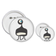 thumbnail image 1 of Universo y monstruo alienígena Insignia insignia botón diseño conjunto, 1 of 3