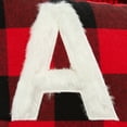 thumbnail image 3 of 16.5" Red and Black Buffalo Plaid B Square Throw Pillow, 3 of 5