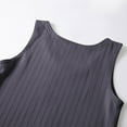 thumbnail image 5 of Women's Fleece Lined Stripe Thermal Undershirt Thick Base Layer Long Sleeve Soft Comfort Winter Top, 5 of 5