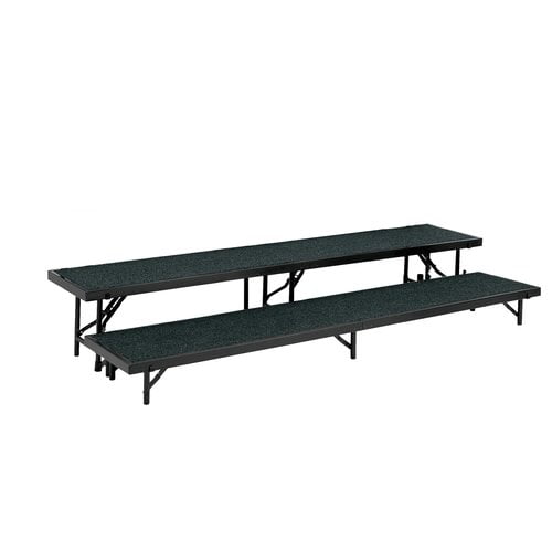 National Public Seating Tapered Standing Choral Riser Set in Carpet