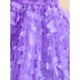 thumbnail image 4 of Bagilaanoe Toddler Baby Girl Party Dress 3D Butterfly Sleeveless A-line Princess Dresses 6M 12M 18M 24M 3T 4T Kids Casual Swing Sundress, 4 of 8