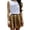 Gold, variant on Women's Fashion High Waist Pleated Solid Color Short Skirt Loose Sequin Skirt High Waist Pencil Skirt A Line Mini Skirt Daily-Wear Flowy Shiny Glitter Mini Short Skirts Club Party Black L
