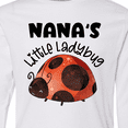 thumbnail image 4 of Inktastic Nana's Little Ladybug Long Sleeve Youth T-Shirt, 4 of 5
