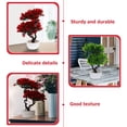 thumbnail image 3 of HOMEMAXS Guestgreeting Pine Bonsai Artificial Flower Adornments for Home Decor Plastic Small and Exquisite, 3 of 8
