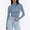 Light Blue, variant on LEBONYARD Women's Fashionable Plus Size Turtleneck Long Sleeved Solid Color Slim Pullover Tops Casual Ladies Comfortable Warm Fitting Base Layer Tops
