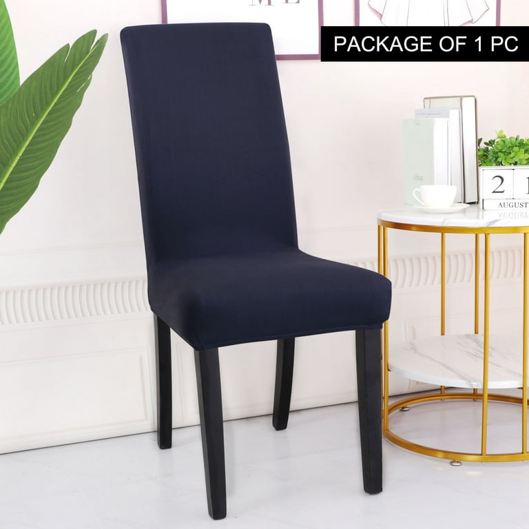 Unique Bargains Stretch Spandex Chair Cover for Dining Room Dark