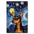 thumbnail image 3 of Miniature Pinscher Canvas Wall Art Colorful Pet Canvas Oil Painting Canvas Print Street Art Farmhouse Cattle Modern Artwork Living Bedroom Bathroom Home Office Decor, 3 of 4