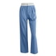 thumbnail image 2 of Pantalones de yoga Gibobby pierna recta cintura alta elegantes mujer ancha largos Azul S, 2 of 5