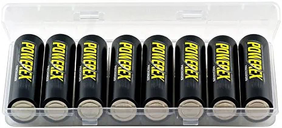 Powerex Low Self-Discharge Precharged AA Rechargeable Nimh Batteries, (MH-8AAP-BH)