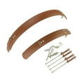 thumbnail image 2 of Guardabarros plegable kusrkot delantero y trasero para bicicleta 20 pulgadas marrón, 2 of 8