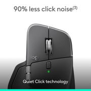 Logitech MX Master 4 for Business, Wireless Mouse with Quiet Clicks, 8K DPI, MagSpeed Scrolling, Logi Bolt Receiver, Bluetooth, Actions Ring, Haptics, USB-C Charging - Graphite - Darkfield - Wirele...