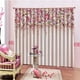 thumbnail image 4 of Cortinas opacas 3D con estampado de flores para ventana, fondo de boda, paquete de 2 3, 4 of 6