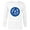 White, variant on Marvel Avengers Assemble A-Logo Team Blue - Long Sleeve T-Shirt for Men - Customized-White