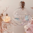 thumbnail image 2 of Bola transparente de 8cm con luces, bola colgante, decoraciones navideñas, bola de decoración navideña, bola de Navidad para ventana, 2 of 2