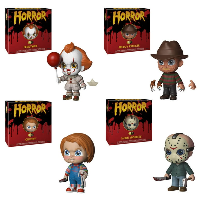 Funko 5 Star Vinyl Figures Horror S1 SET OF 4 Jason Freddy Pennywise Chucky