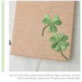 thumbnail image 2 of 8 Pcs Ornament Crafts St Patrick Day Patches Scrapbook Rose Stickers Iron Appliques Sewing Patches, 2 of 3