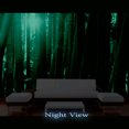 thumbnail image 2 of Startonight Mural Wall Art Green Bamboo Illuminated Nature Landscapes Wallpaper Photo 5 Stars Gift Large 10 x 28,82 ‘’ x 50,4 ‘’ Total 8’4”x 12', 2 of 4