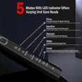 thumbnail image 3 of sarmocare S100 Sonic Toothbrush Usb Rechargeable Waterproof With 8 Brush Heads Professional Dental Care, 3 of 5