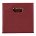 thumbnail image 4 of Juego de 6 compartimentos Storage Cube Essentials Household Essentials, color burdeos, 4 of 6
