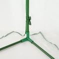 thumbnail image 3 of Outdoor Lighting Outsunny Mini Greenhouse, Waterproof Cloche Cold Frame, 7' L x 3' W x 2.5' H Portable Hot House, 4 Zippered Doors, Green,Outdoor String Lights, 3 of 5