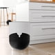 thumbnail image 4 of Cubo de basura redondo 8L Bicolor Durable Multiusos Contenedor de basura Cubo de basura Papelera para inodoro Cocina Baño Sala de estar Garaje Blanco BLESIY Cesto de basura, 4 of 6
