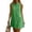 Green, variant on Women's Sleeveless Linen Blend Shift Dress, Crew Neck Casual Mini Dress with Back Keyhole, Women's Green, Sizes S-2XL