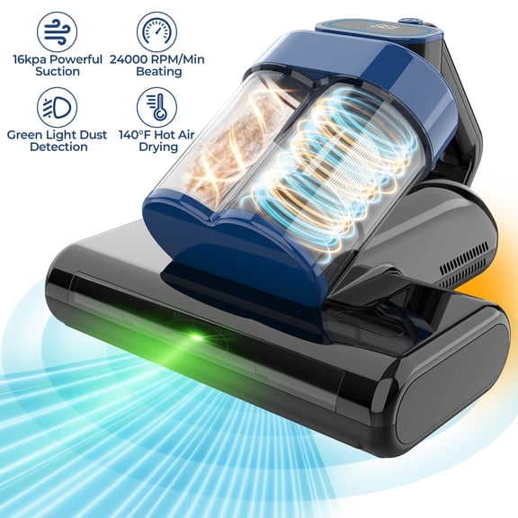 AIRROBO Mattress Vacuum Cleaner with Powerful Suction, HEPA Filtration, and High-Temperature Drying – Deep Cleans Bed, Sofa, and Fabric Surfaces
