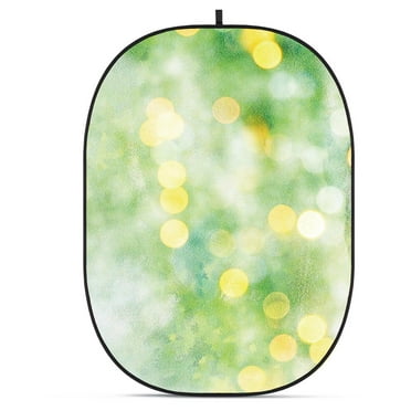 Glow CBA-TB0007 5x6.5' Fabric Collapsible Backdrop, Bokeh Textured
