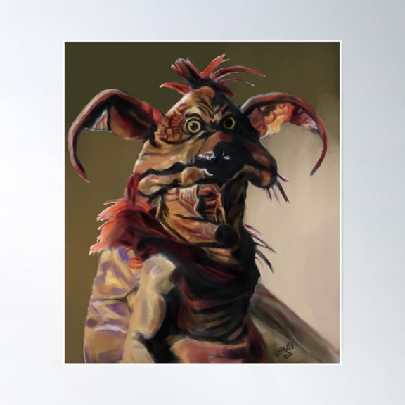 Salacious Crumb Poster Wall Art, Modern Wall Decor, 8x12 UNFRAMED