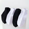 thumbnail image 2 of TELOLY 6Pairs Mens Ankle Socks9-13Mens Ankle Socks Size 9-11 Men's Socks ,Black, 2 of 4